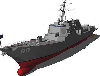 精细船只军事模型军舰 航母 潜水艇(8)
